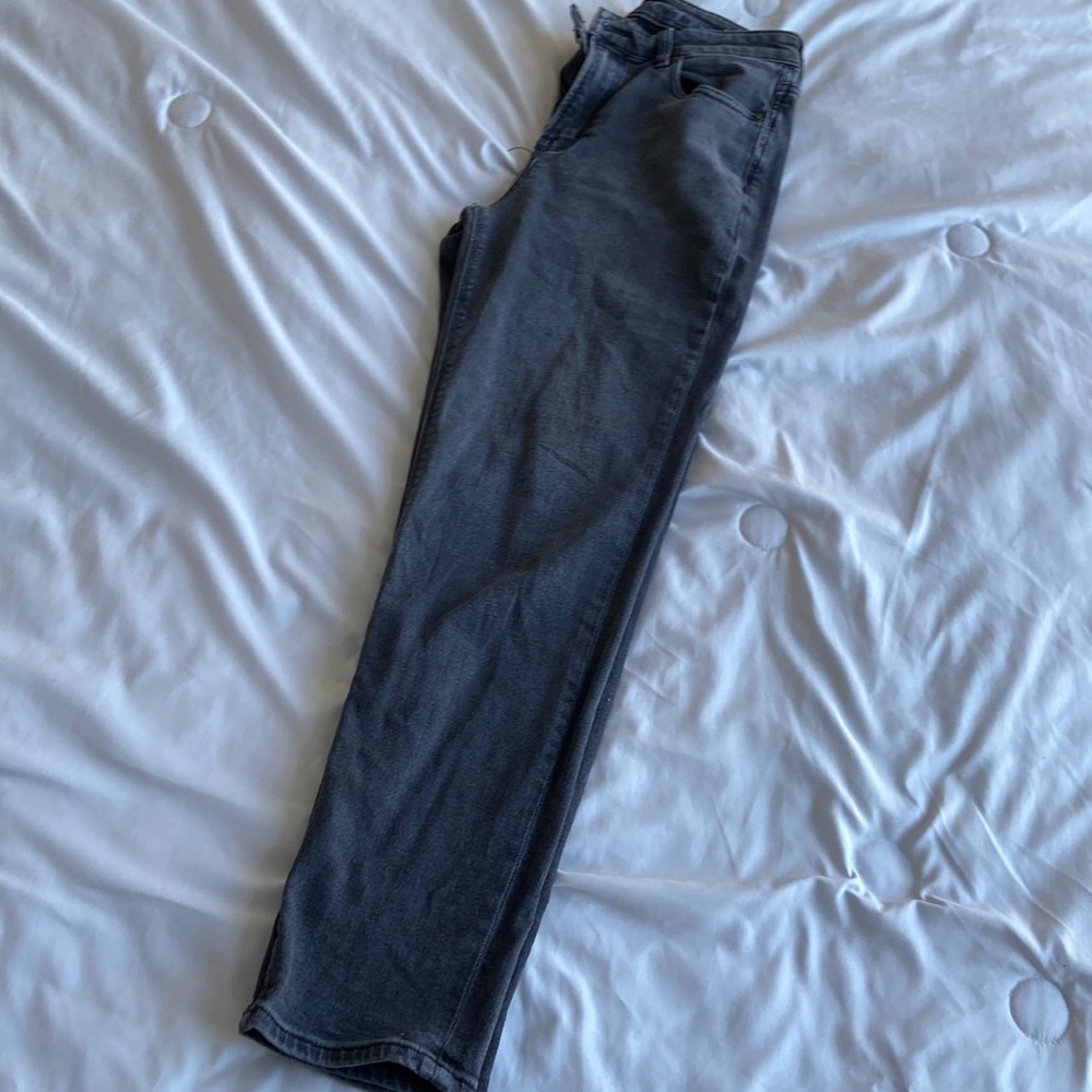 American Eagle Mom jeans faded black